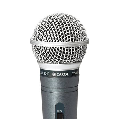 CAROL GO-26 Dynamic Supercardioid Vocal Microphone with 4.5M XLR Cable with Noise Reduction for Stage Performance, Home Entertainment and Presentations