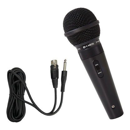 CAROL GS-36 Dynamic Cardioid Karaoke Microphone with 4.5M XLR Cable Plug & Play for Home Entertainment & Stage Performance
