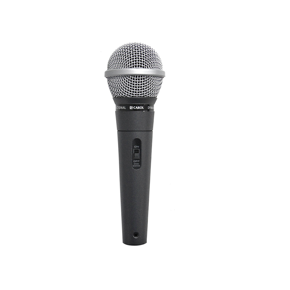 CAROL GS-55SU USB Dynamic Cardioid Vocal Microphone with Shockmount, 1 Meter USB Type-B Cable for Classroom, Karaoke & Home Entertainment