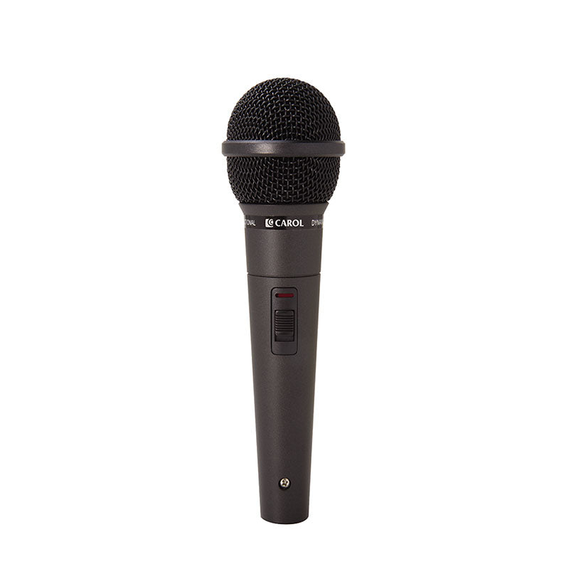 CAROL GS-56 Dynamic Unidirectional Vocal Cardioid Microphone with 4.5M XLR Cable, Wide Sound Range, Shock Absorb Effect and Vibration Noise Reduction for Classroom, Home Entertainment and Presentations