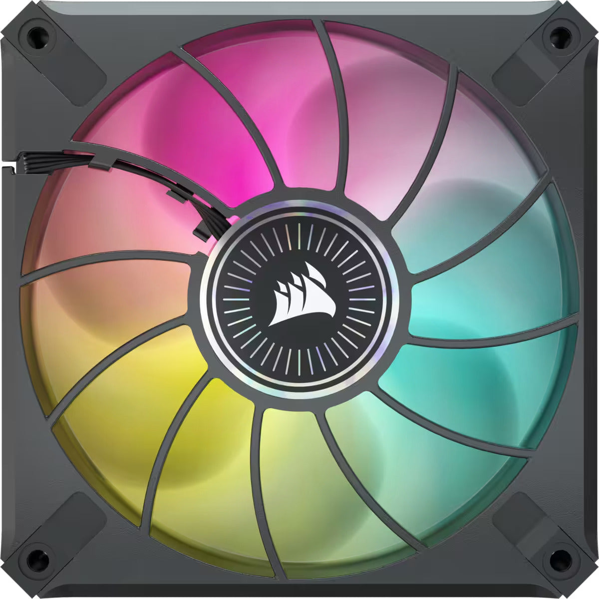 CORSAIR ML120 Elite Premium iCUE RGB 3pcs 120mm Desktop System Unit PWM Cooling Fan Pack with 2000 RPM Fan Speed and Magnetic Levitating Blade for PC Computer (Black, White) | CO-9050113-WW CO-9050117-WW