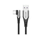 Vention USB 2.0 to 90 Degree Angled Type C Male 5A Fast Charging Cable Aluminum Alloy Cord for Android Smartphones (0.5m, 1m, 1.5m, 2m) | COGH