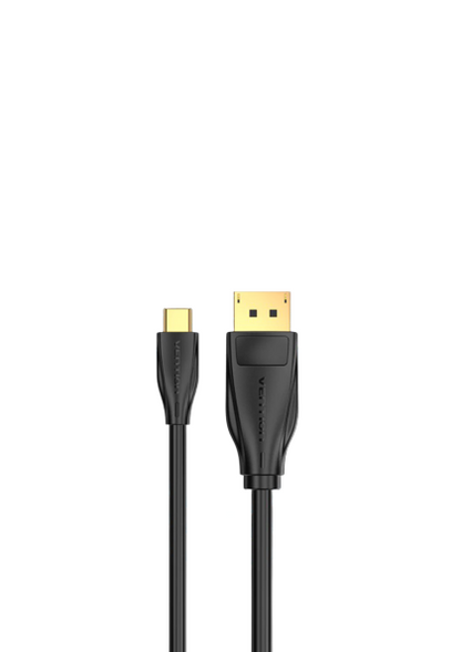 Vention USB-C to DisplayPort Cable 4k 60Hz Gold Plated (CGYB) for Laptop PC Monitor TV Projector (Available in Different Lengths)