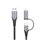 Vention USB 2.0 A Male to 2-in-1 USB-C & Micro-B Male 5A Cable 480Mbps (CQFH) (Available in Different Lengths)