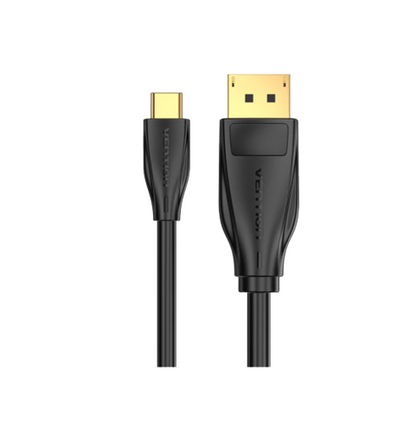 Vention USB-C to DisplayPort Cable 4k 60Hz Gold Plated (CGYB) for Laptop PC Monitor TV Projector (Available in Different Lengths)