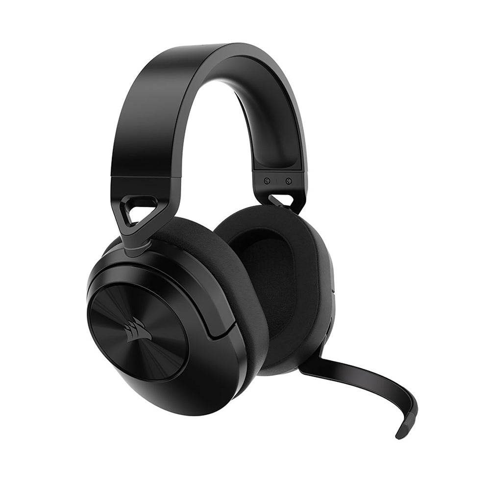 CORSAIR HS55 Wireless Core Gaming Headphone with Low Latency 2.4GHz, 50ft Max Range, Wireless and Bluetooth Connection and Omnidirectional Flip to Mute Microphone for PC Laptop and Gaming Consoles (Carbon) | CA-9011290-AP