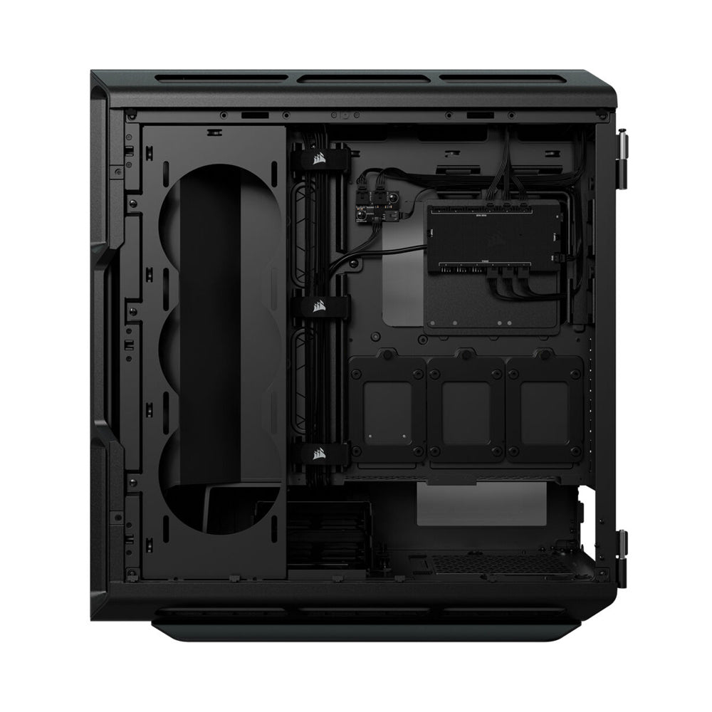 CORSAIR 5000T Mid Tower ATX PC Case with iCUE RGB, Slide-On Tempered Glass Side Panel, 7 Drive Slots and Vertical GPU Mounting Support (Black, White) | CC-9011230-WW CC-9011231-WW