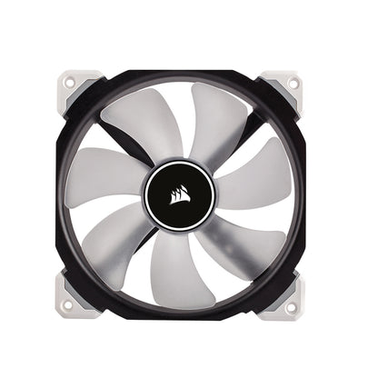 [CLEARANCE] CORSAIR ML140 Pro LED 140mm Desktop System Unit Cooling Fan with 2000 RPM Fan Speed, Magnetic Levitating Fan and Replaceable Rubber Dampers for PC Computer (White) | CO-9050046-WW