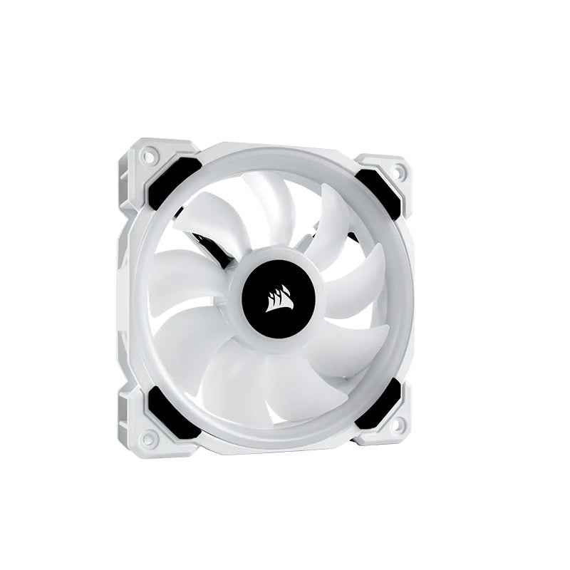 CORSAIR LL120 iCUE RGB 120mm Desktop System Unit PWM Cooling Fan with 1500 RPM Fan Speed, Hydraulic Motor and Lighting Loop for Desktop Computer (White) | CO-9050091-WW