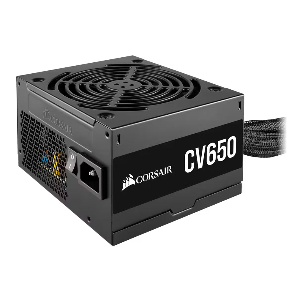 CORSAIR CV650 CV750 CV Series 650W / 750W 80+ Bronze ATX PSU Power Supply with 120mm Fan, Over Current and Voltage Protection (Black) | CP-9020236-NA CP-9020237-NA