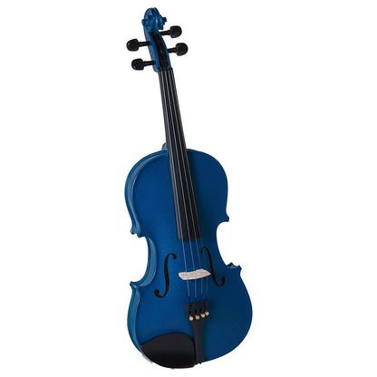 Cremona SV-75 Premier Novice Series 4/4 Violin Outfit with Solid Spruce Top for Beginner Musicians (Sparkling Black)