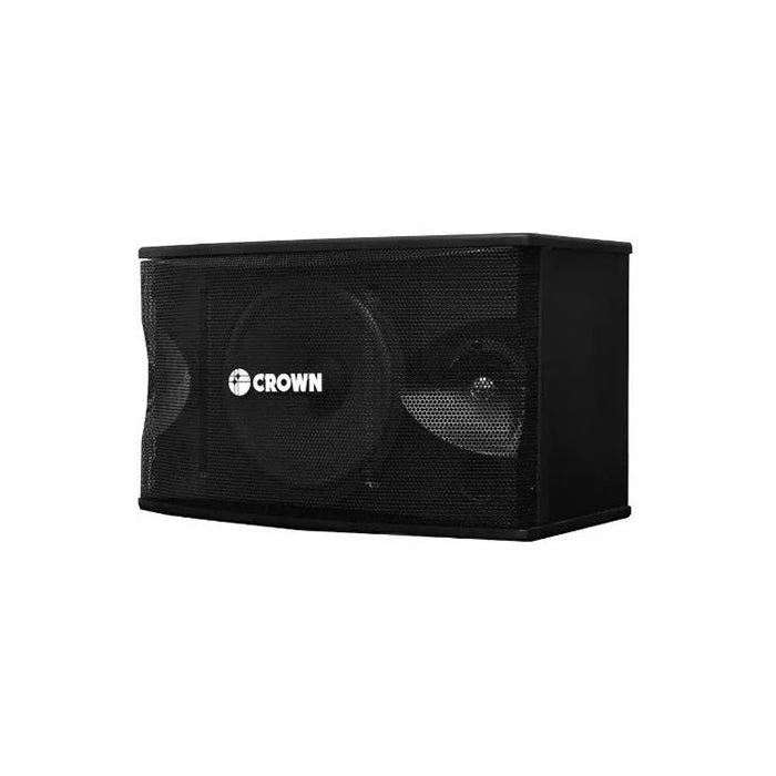 Crown 500W 10" Karaoke 3-Way Speaker System with 45Hz-18kHz Frequency Response, Max 8 Ohms Impedance and 96dB Sensitivity Level | BF-105