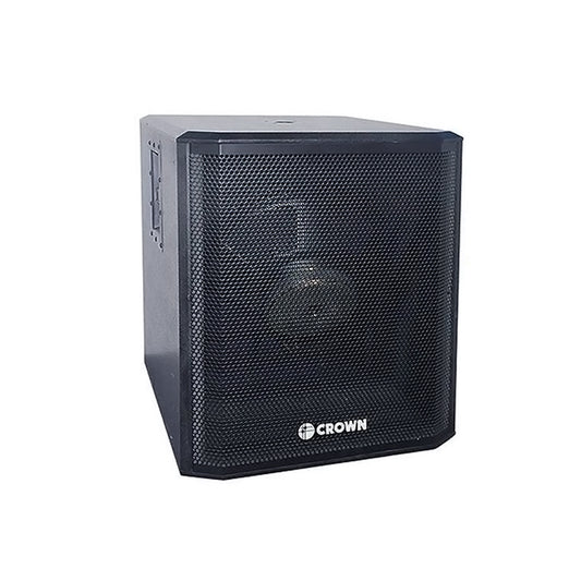 Crown 400W 15" Active Subwoofer with Speaker Volume Control, Built-In 2 Full Range and High Pass XLR Male, 2 RCA Jacks with 45Hz-18kHz Frequency Response, Max 8 Ohms Impedance | BF-15SA