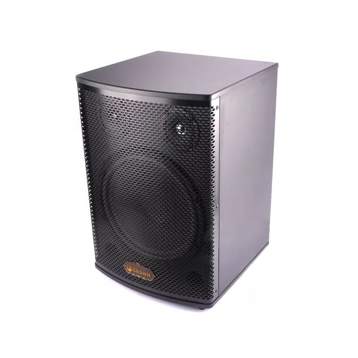 Crown 300W 8" BF Series Karaoke and Videoke Passive Audio 3-Way Speaker System with Built-In Left and Right Midrange and 3"  Tweeter, 45Hz-20KHz Frequency Response, Max 8 Ohms, 92dB Sensitivity | BF-308