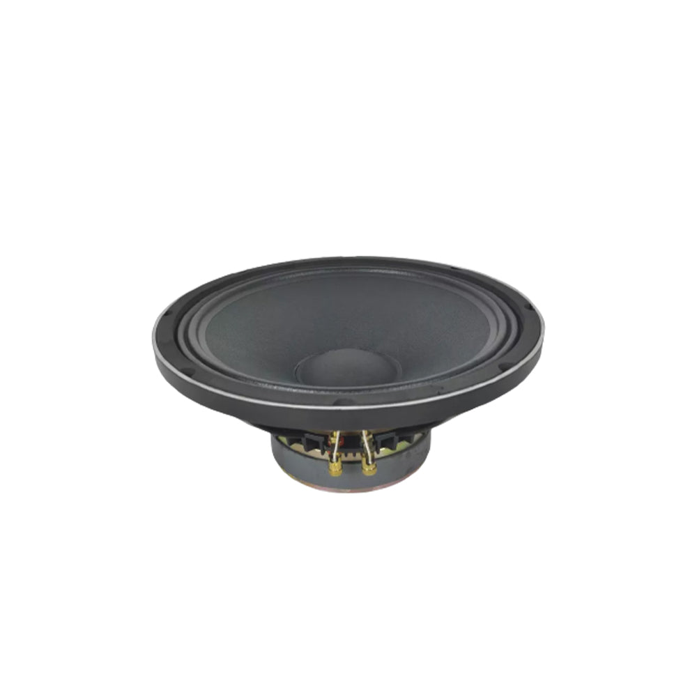 Crown 500W / 700W 10" Jack Hammer Series Professional Instrumental High Power Speaker with Aluminum Die-Cast, Max 8 Ohms Impedance, 23Hz-16kHz / 20Hz-17kHz Frequency Response and 109dB Sensitivity Level | JH-105, JH-107
