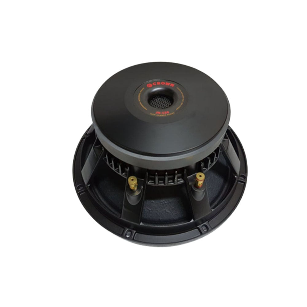 Crown 600W 12" Jack Hammer Series Professional Instrumental High Power Speaker with Aluminum Die-Cast Casing, Max 8 Ohms Impedance, 75mm Voice Coil, 40Hz-20KHz Frequency Response and 93dB Sensitivity Level | JH-126