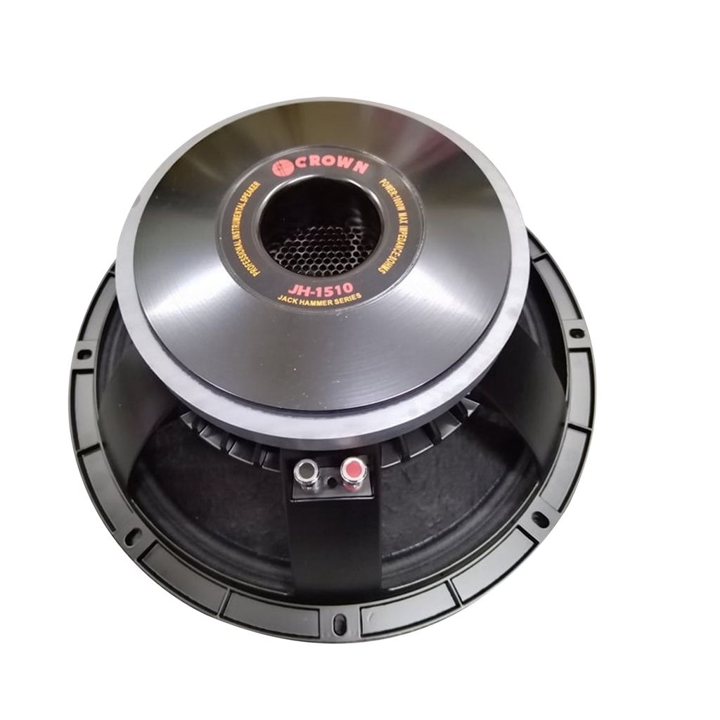 Crown 750W / 1000W / 1200W 15" Jack Hammer Series Professional Instrumental High Power Speaker with Aluminum Die-Cast Casing, Max 8 Ohms Impedance and 99dB Sensitivity Level | JH-1510, JH-1512, JH-157