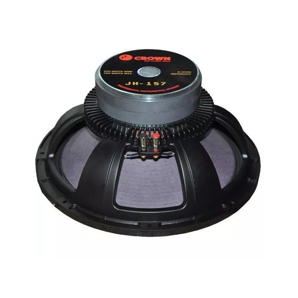 Crown 750W / 1000W / 1200W 15" Jack Hammer Series Professional Instrumental High Power Speaker with Aluminum Die-Cast Casing, Max 8 Ohms Impedance and 99dB Sensitivity Level | JH-1510, JH-1512, JH-157
