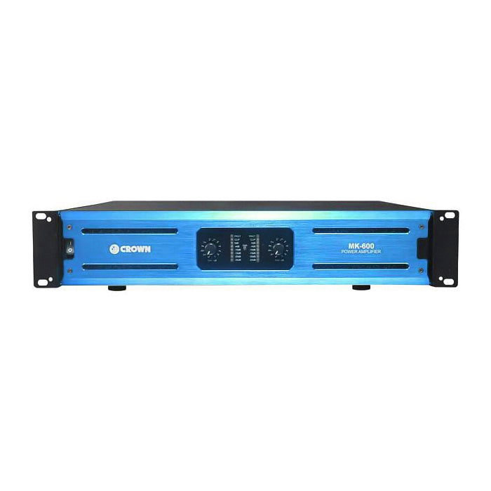 Crown 600W / 1000W Marksman Series Professional Power Amplifier with Dual-Channel Stereo, Parallel Input, LED Indicators, Mode Selection Switch (MK-600, MK-1000)
