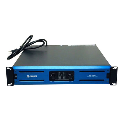 Crown 600W / 1000W Marksman Series Professional Power Amplifier with Dual-Channel Stereo, Parallel Input, LED Indicators, Mode Selection Switch (MK-600, MK-1000)