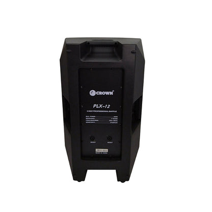 [CLEARANCE] Crown 900W / 1200W 2-Way Professional Passive Speaker with Max 4-8 Ohms Impedance, 40Hz-20kHz/20Hz-20kHz Frequency Response, 97db/98dB Sensitivity Level (Available in 12" & 15") (PLX-12, PLX-15)