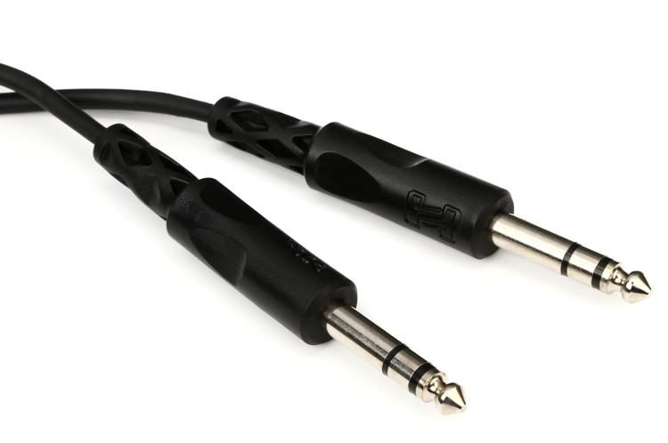 Hosa Technology CSS-110 Stereo 1/4 Male Phone to 1/4 Male Phone TRS Cable - 10'