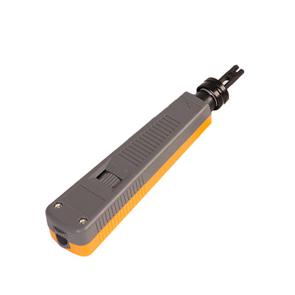 Vention Punch Down Impact Tool Network Punch Tool with Double Blade, Adjustable Boost Button, Blade Storage Hole for Patch Panels Wire Modules 110 | KECH0