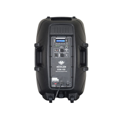 [CLEARANCE] KEVLER EON-15D 15" 800W 2-way Full Range Active Loud Speaker with LCD Display and Class D Amplifier, Built-In USB Port / Bluetooth Function, XLR, RCA Line, Mic I/O and DSP Control