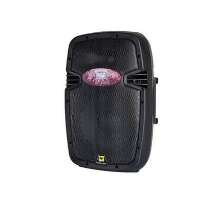 [CLEARANCE] KEVLER EON-10A 10" 300W 2-Way Full Range Active Loud Speaker (PAIR) with LCD Display and Class D Amplifier, Built-In USB Port / FM / Bluetooth Function, XLR Line / 2 Mic / RCA I/O and Speaker Out