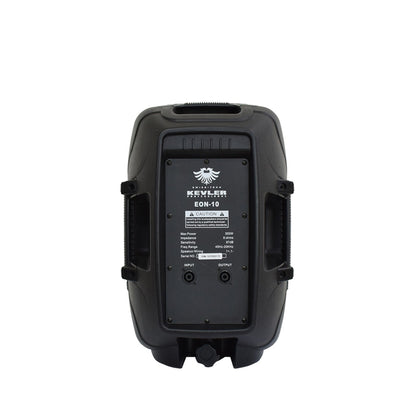 KEVLER EON-10 10" 300W 2-Way Bass Reflex Full Range Passive Loud Speaker with Multiple Handles, Bottom Pole Mount, Multi Angle Enclosure and Easy Daisy-Chain Loop Connection