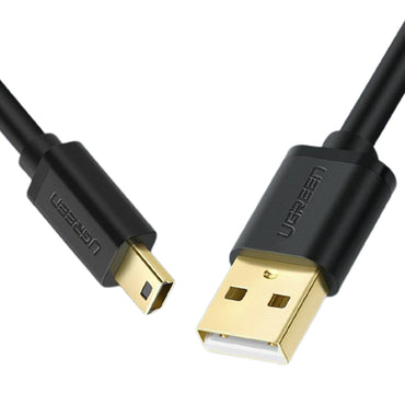 UGREEN USB 2.0 A Male to Mini 5 Pin Male Cable 2m (Black)