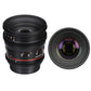 Samyang 50mm T1.5 VDSLR AS UMC Manual Focus Cine Lens for Full Frame Canon EF-M Mount Cameras | SYDS50M-C