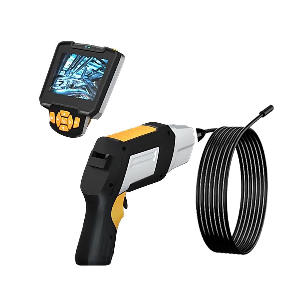 Noyafa NF-112-2 Industrial Endoscope with 5M Semi-Rigid Cable, 4.3" LCD Screen, 1080P HD Endoscope Camera and 1700mAh Built-in Battery