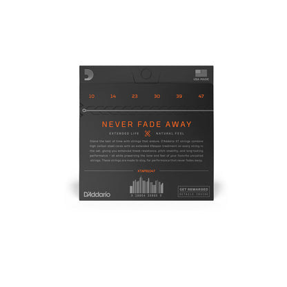 D'Addario Acoustic Extra Light Gauge Phosphor Bronze Guitar Strings Set (.10-.047mm) | XTAPB1047