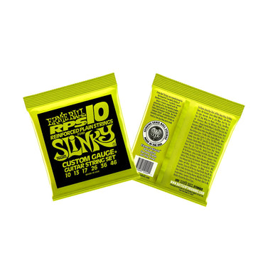 Ernie Ball RPS10 Regular Slinky Bright Gauge Reinforced Plain Electric Guitar Strings Set (.10- .046mm) | 2240