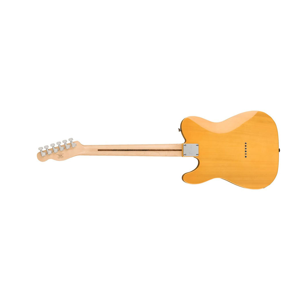 Squier by Fender Affinity Telecaster Electric Guitar with SS Pickup, 21 Frets, 3-Way Switching, Laurel Fingerboard (Lake Placid Blue, Olympic White, 3-Color Sunburst, Butterscotch Blonde)