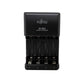 Fujitsu 8W Smart and Quick Battery Charger with 4 Slot Individual Changing and 2 Hrs Charging Time for Batteries AAA and AA | FCT344FCE