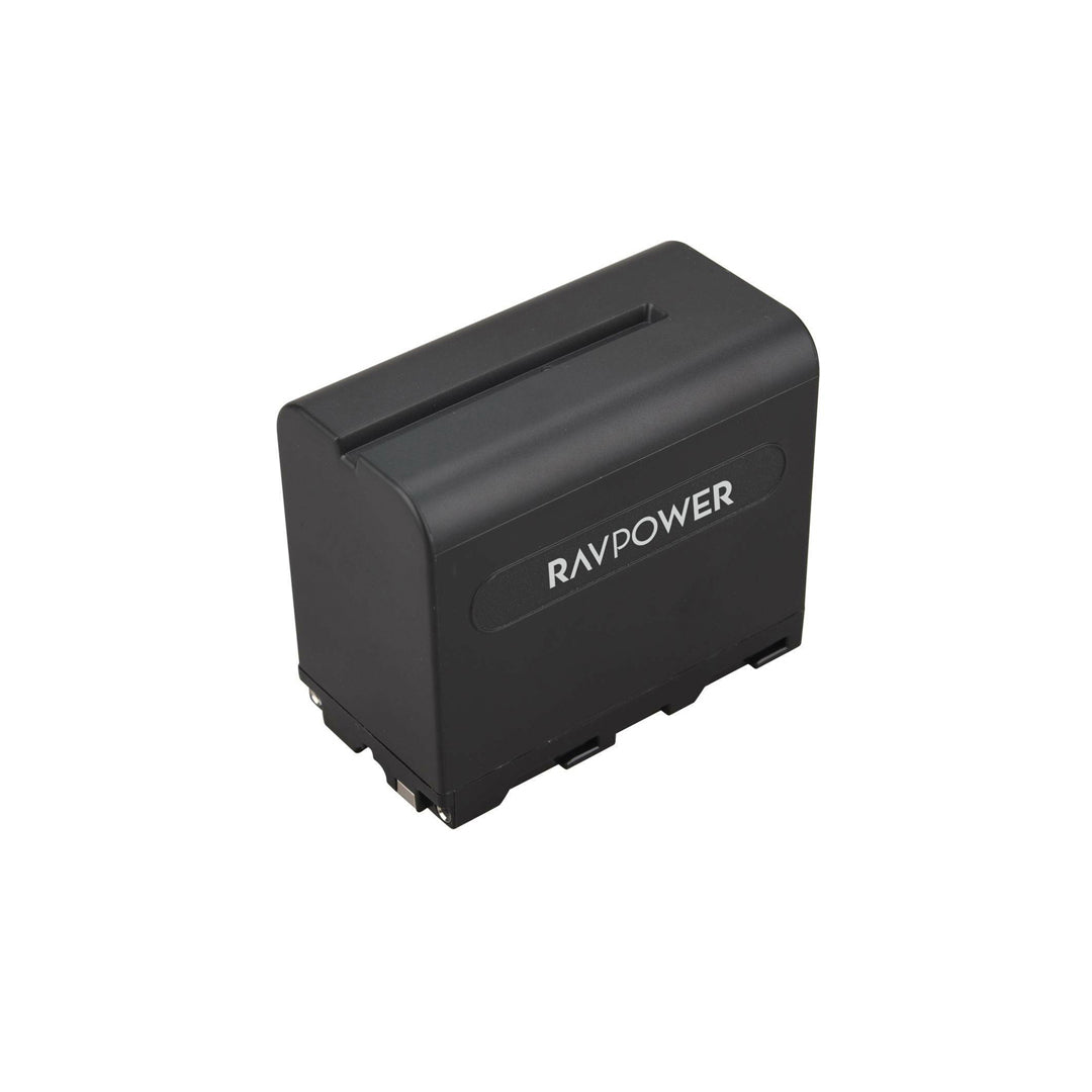 RAVPower NP-F970 Battery Charger and Rechargeable 7800mAh Li-Ion Batteries | RP-OBCF002