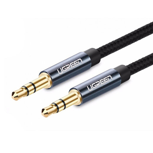 UGREEN 3.5mm AUX High-Fidelity Male to Male Stereo Audio Cable with Nylon-Braided Sheathing for Mobile Phones Tablets and Music Players (1M, 1.5M, 3M) | 10685 10686 10688