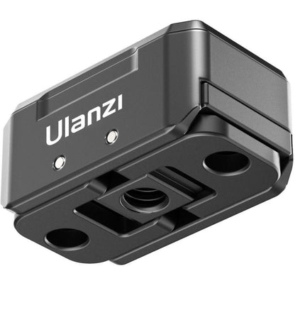 UURig by Ulanzi Hummingbird R080 Aluminum Alloy Quick Release Base for Action Camera, Smartphones and Mirrorless Cameras