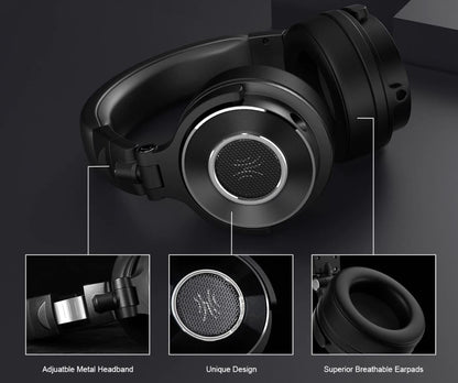 OneOdio MONITOR 60 Wired Professional Studio Headphones with Hi-Res Audio for Music Recording, Production, Live Streaming, and Boardcasting | Blue
