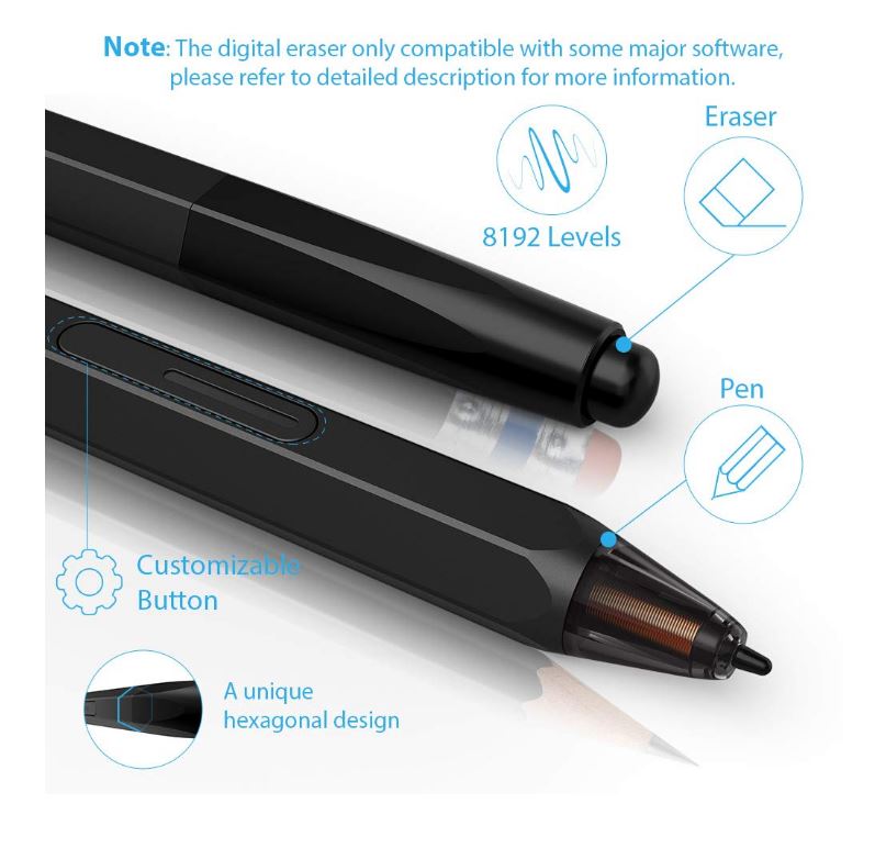XP-Pen Artist 12 1080p HD 11.6 Inches Drawing Display with HDMI Support and 6 Customizable Express Keys and P06 Battery-Free 8192 Levels Pressure Sensitive Passive Pen