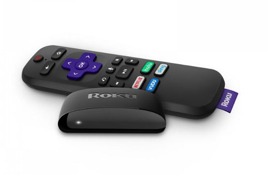 Roku Express Plus 3931 HD Streaming Media Player with High Speed HDMI Cable and Voice Remote for Popular Streaming Applications