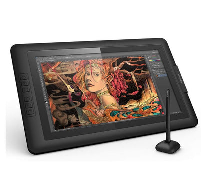 XP-Pen Artist 15.6 Digital USB Type-C 15.6 Inches 4k Resolution Drawing Display with 6 Customizable Express Keys and Battery-Free Passive 8192 Levels Pressure Sensitive Stylus