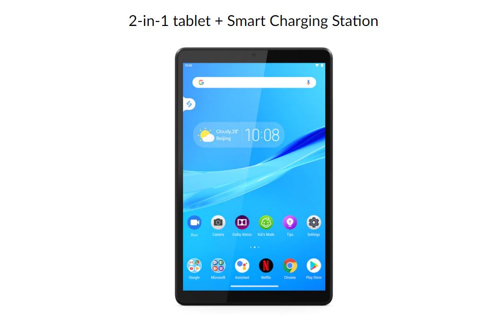 Lenovo 2-in-1 Smart Tab M8 with Smart Charging Station and Google Assistant Support