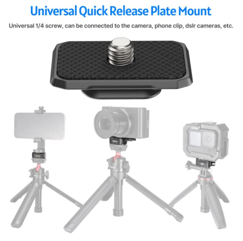 UURig by Ulanzi R081 Hummingbird Quick Release Mount Upper Cover for Quick Release Seat