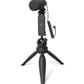 MAONO AU-CM11P CM11P  On-Camera Shotgun Super Cardioid Condenser Video Microphone with Tripod Stand for Smartphones and DSLR Cameras ideal for Video Interviews, Vlogging, Youtube, Filmmaking