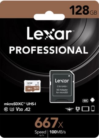 Lexar Professional 1000x Micro SDXC UHS-I Memory Card with up to