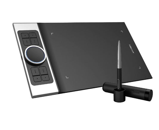 XP-Pen Deco Pro Small 9in x 5in Ultrathin Graphic Drawing Pen Tablet with 60 Degrees Tilt Function, Double-Wheel Toggle, 8 Express Hotkeys and A41 Battery-Free 8192 Levels Pressure Sensitive Stylus for Digital Arts
