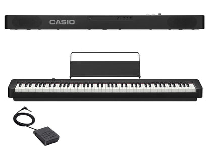 Casio Weighted 88-Key Slim Digital Piano with Scaled Hammer Action Keyboard and 10 Built-In Tones (Stand Included) | CDP-S110BKC2